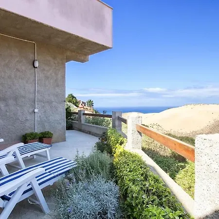 アパート Costa Verde, With A Terrace Overlooking The Sea And Close To The Pristine Dunes トッレ・デイ・コルサリ